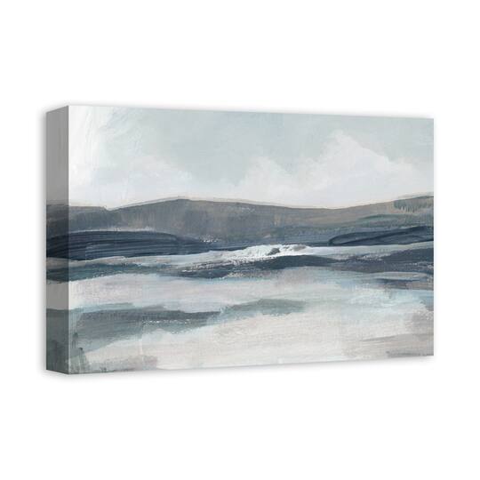 Blue Mountainscape 18" x 12' Canvas Wall Art